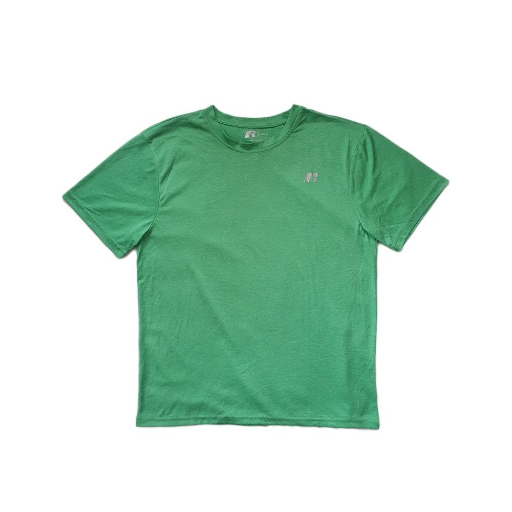 RUSSELL Athletic Dri-Power 360 SS Moisture Wicking [Green] Men's Tee Size LARGE